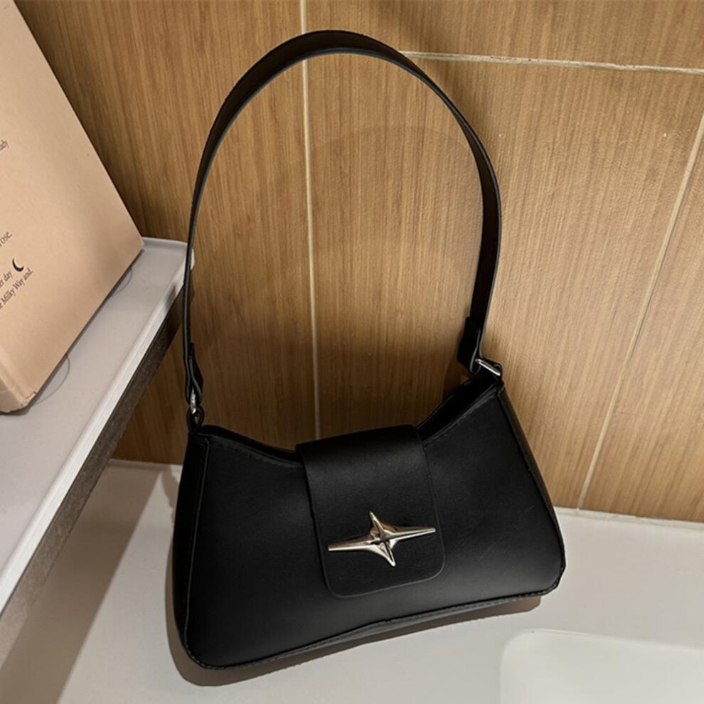 2025 Classic Y2K Small Purse Luxury Brand Female Handbags Vintage PU Leather Shoulder Bags for Women Daily Ladies Underarm Bag
