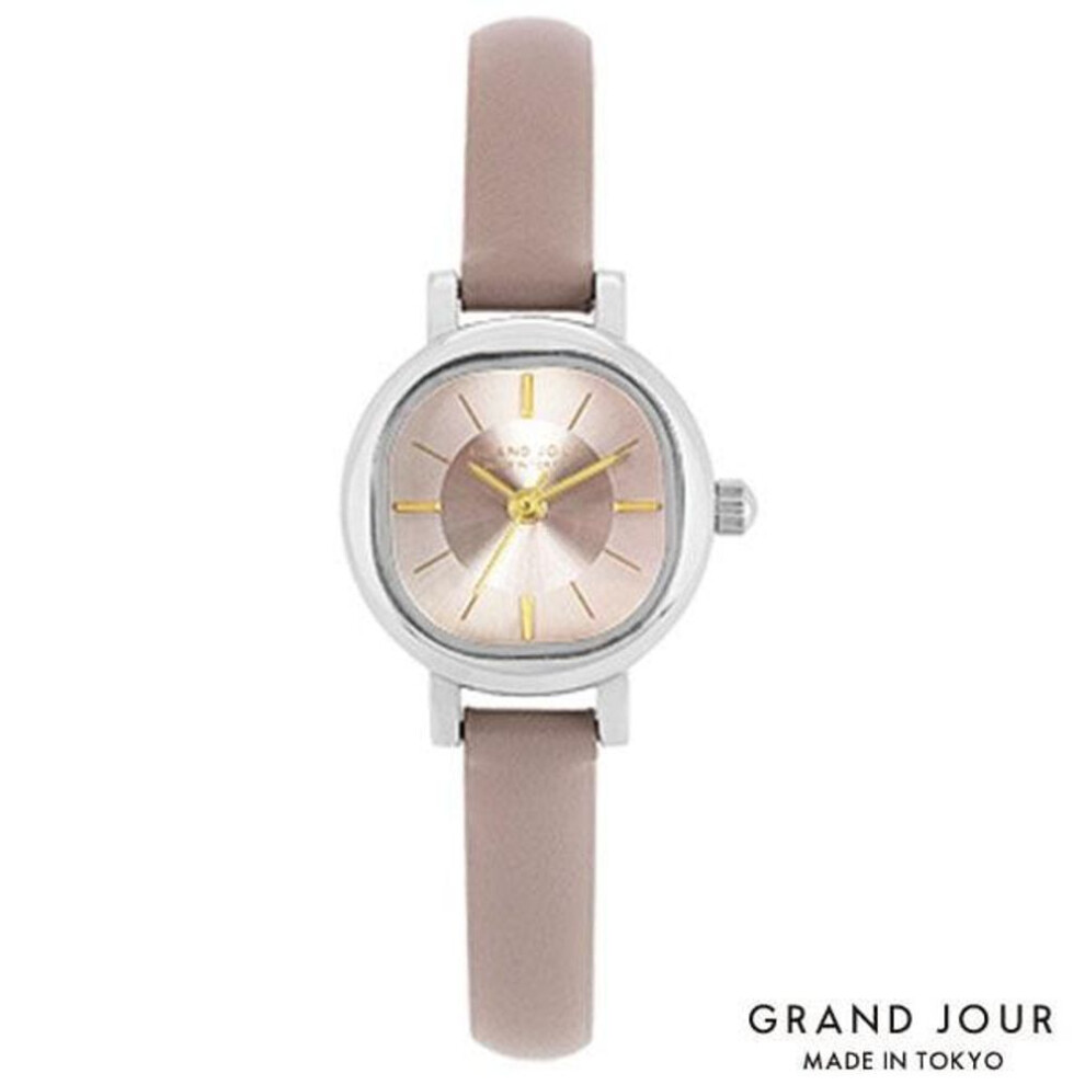 J-AXIS Unisex JG9A0001-GY (Made in Japan Women's Genuine Leather Belt Sun Flame) Watch