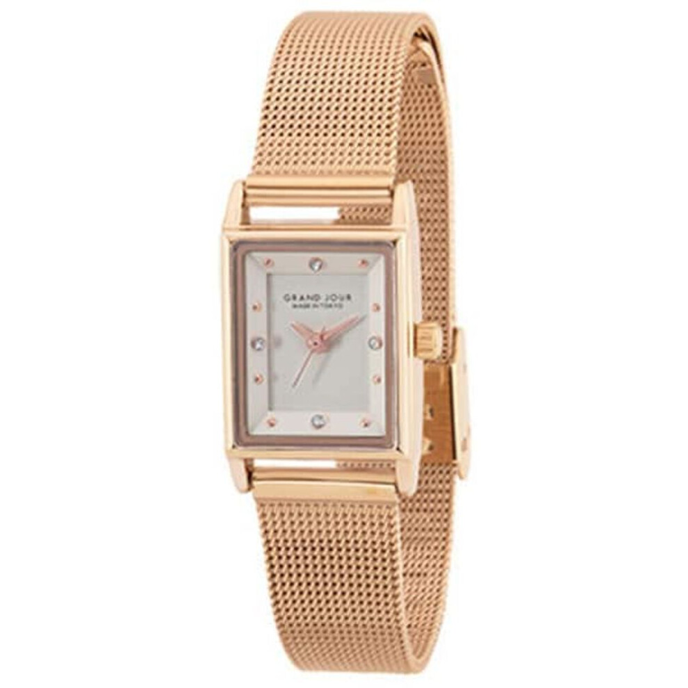 J-AXIS Unisex MJ-GJUA05-PG (Women's Mesh Belt Sun Flame) Watch