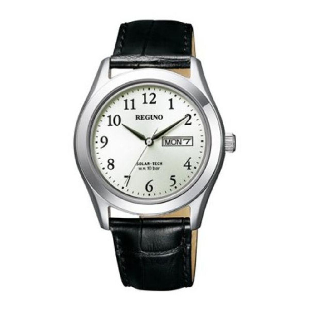 Citizen Men's KM1-211-10 ( Watch REGUNO Solar-Tech Men's) Round Watch Black Stainless Analog