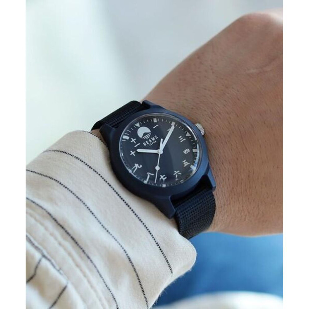 Beams Japan Unisex Beams Japan Beams Japan Original Chinese Numeral Watch Blue