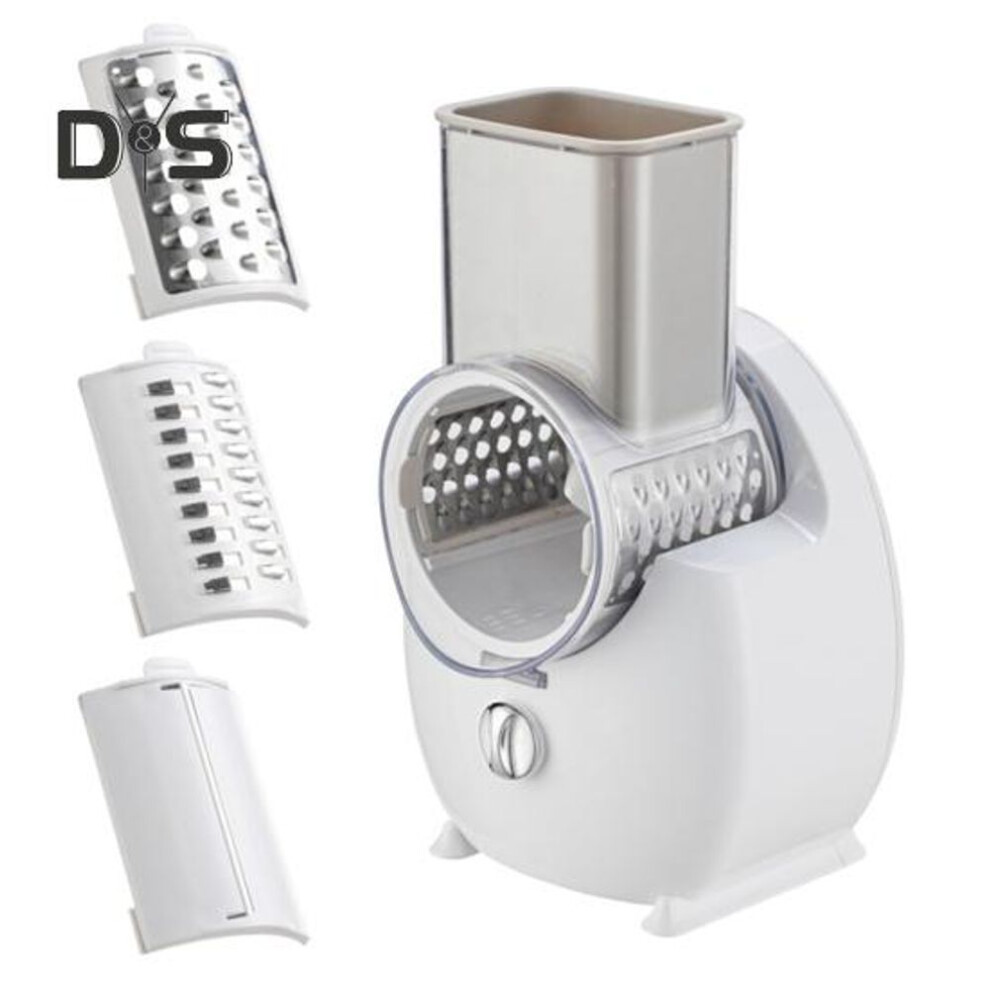 Electric Cheese Grater Detachable Electric Salad Maker Vegetable Cutter Vegetable Slicer Bpa-free Potato Scrubber Shredder