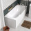 NES Home Zensen Bathroom 1700mm Single Ended Bath + Front Bath Panels 2