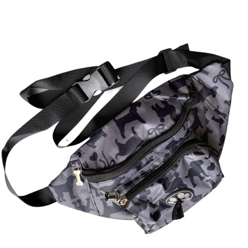 (Grey (007)) Dog Walking Training Treat Bumbag 1