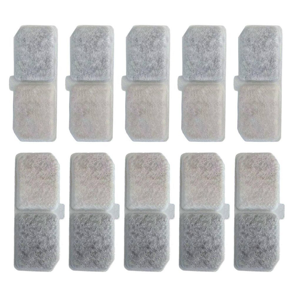 10 PCS Pets Dogs Water Drinking Fountain Dispenser Rectangle Filter Shape Gift Purification Performance Durable
