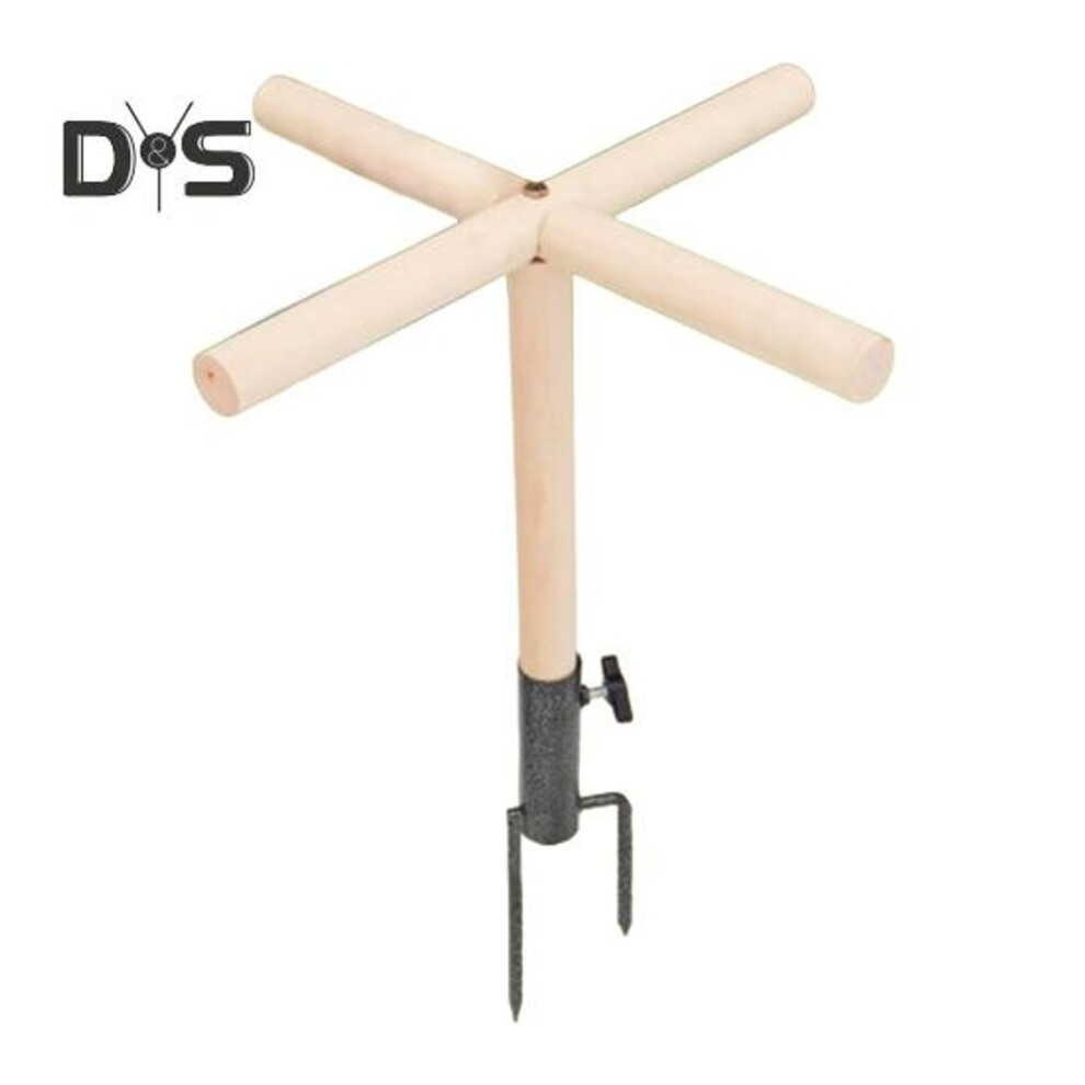 Chicken Perch Toy Wooden Chick Perch Stand With Metal Ground Stake Coop Backyard Poultry Accessories For Roosters Chicks Parrots