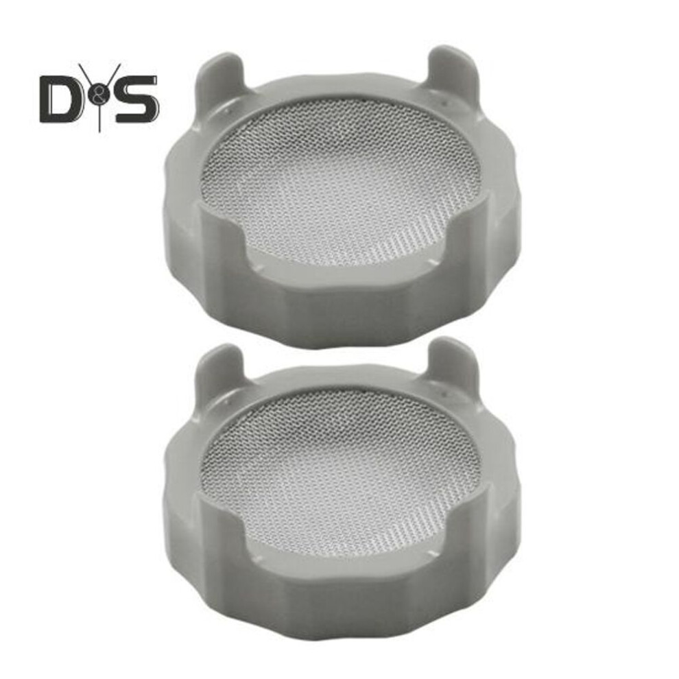 2pcs Stainless Steel Sprouting Lids For Mason Jars Wide Mouth Mason Jar Screen Lids For Sprouting Kit Germination Cover Sprout Maker Bpa-free