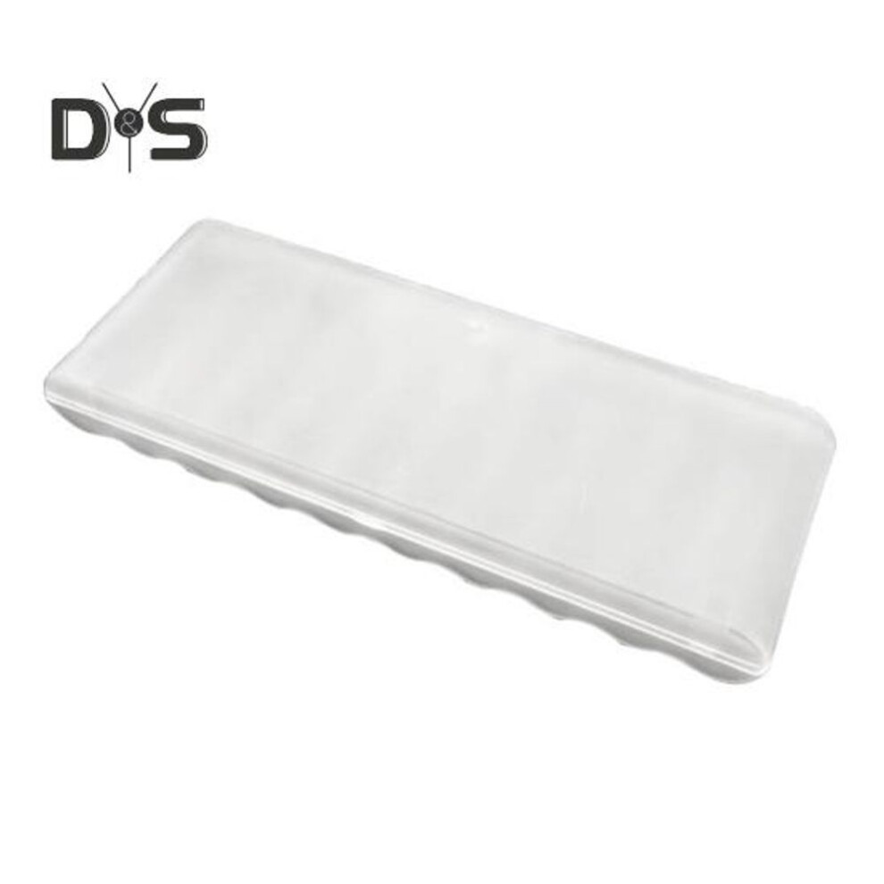 Translucent Battery Storage Box with Lid Large Capacity 10 Slots Compact Portable AA Battery Organizer Storage Case