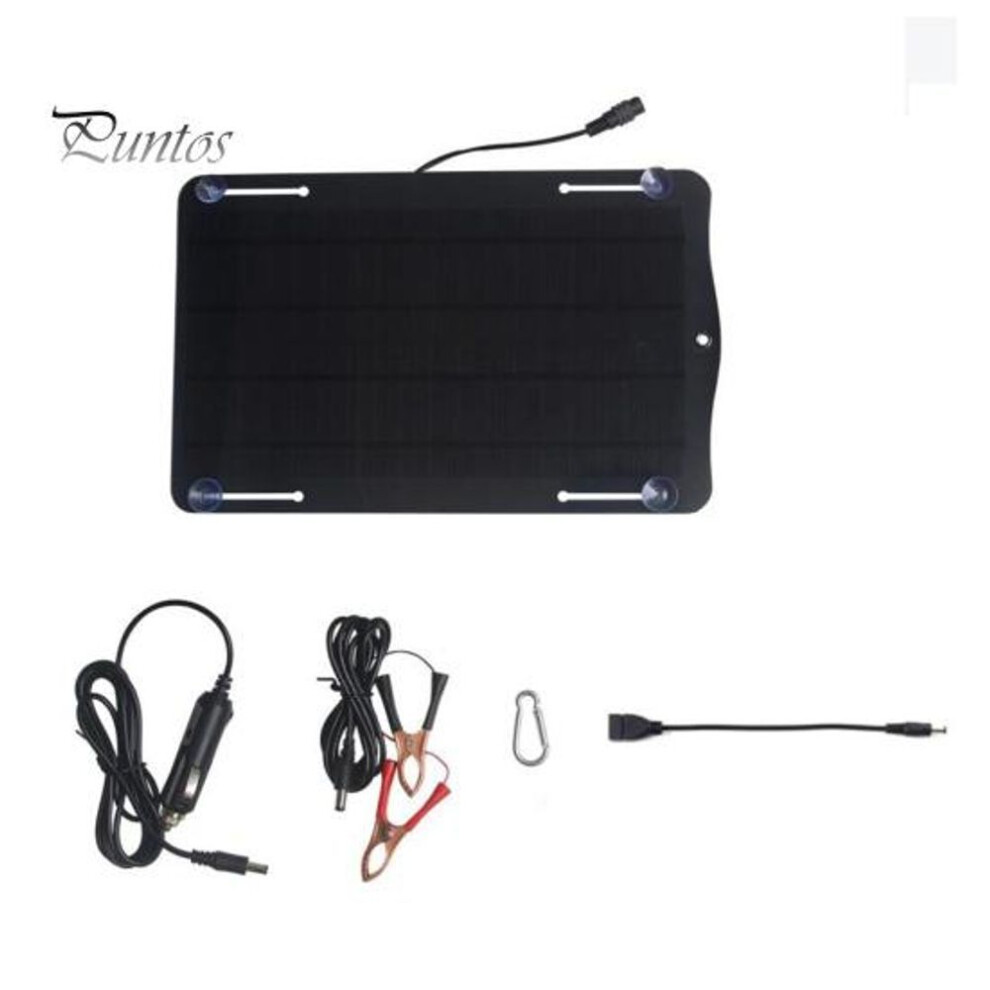 Solar Panel Charger High Efficiency Waterproof Universal Versatile 10w 5v Solar Panel Usb Output Portable Phone Charger