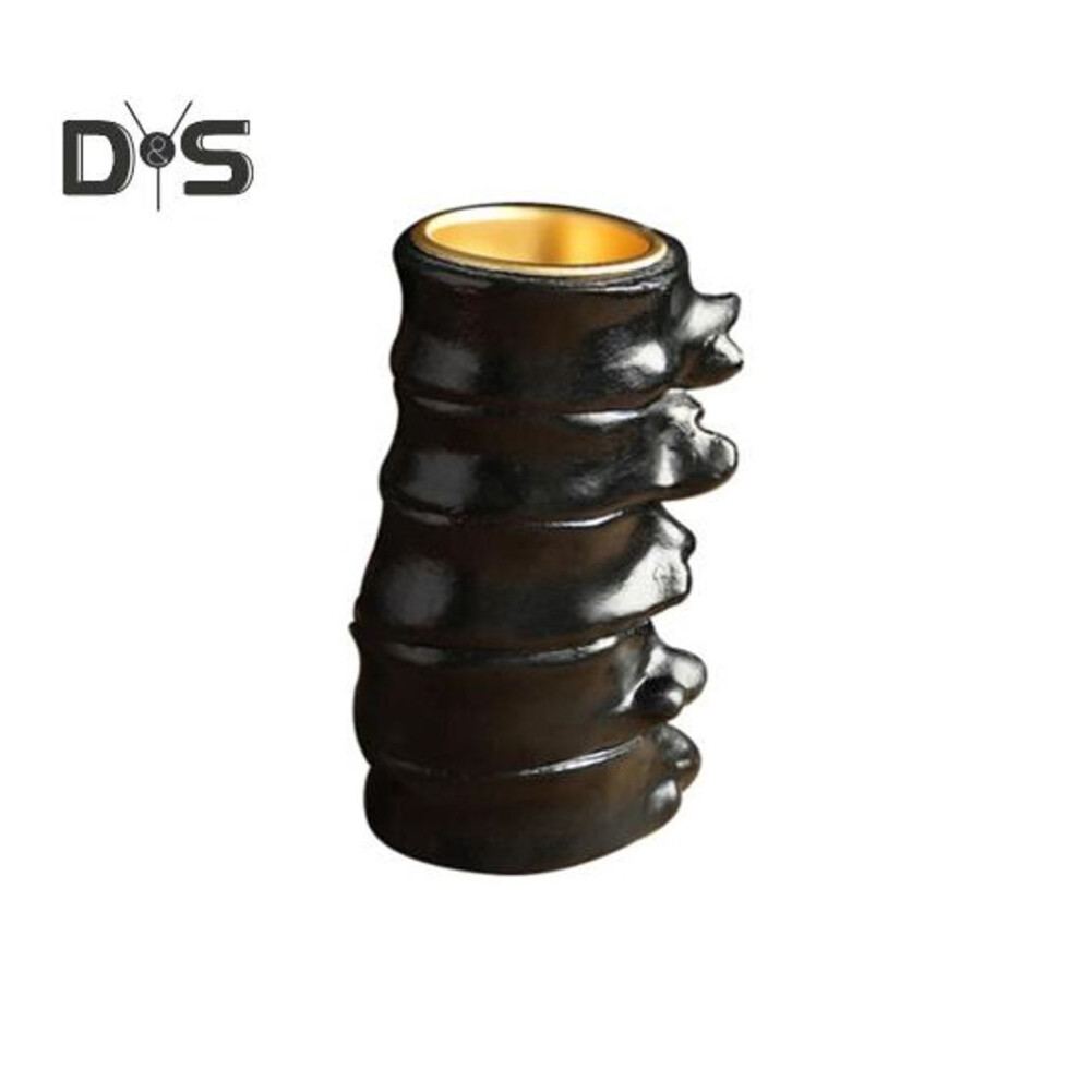 (as the picture, D) Halloween Candle Holder Gothic Heart Brain Spine Resin Candle Stand Scented Tealight Candle Candlestick Decoration Table Centerpiece