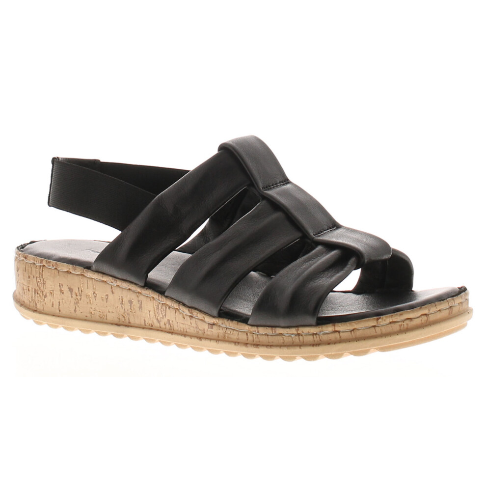 (Black, 6 (Adults')) Hush Puppies Eden Women's Sandals UK Size