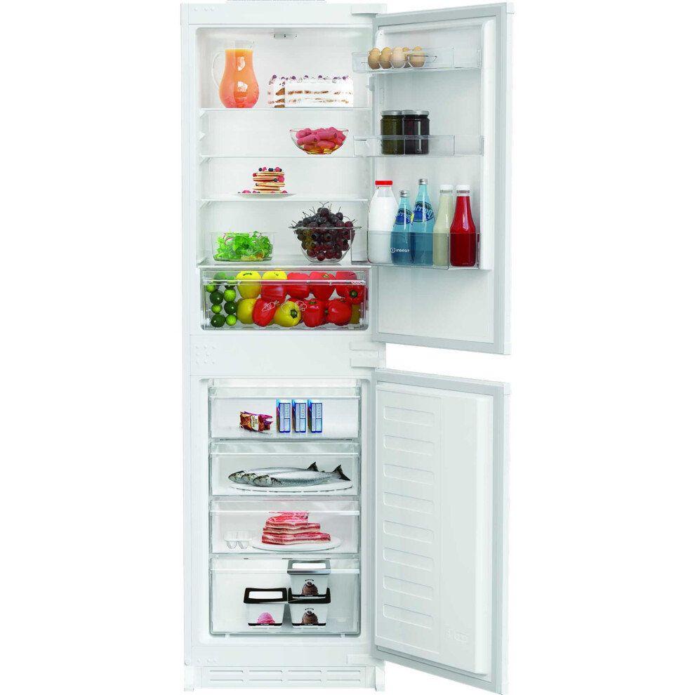 Indesit Kins 1261B4 Uk 265L Built-In Low Frost Fridge Freezer