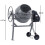 120L Grey Electric Cement Mixer with Wheels 4