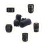 4PCS Camera Lens Pouch Bag Soft Neoprene Drawstring Protector Case Set Waterproof 4