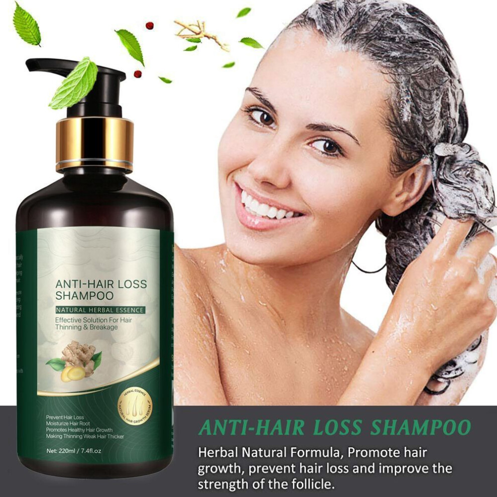 Gingers Shampoo Anti-Dandruff Hair Strengthening Deep Cleansing Shampoo