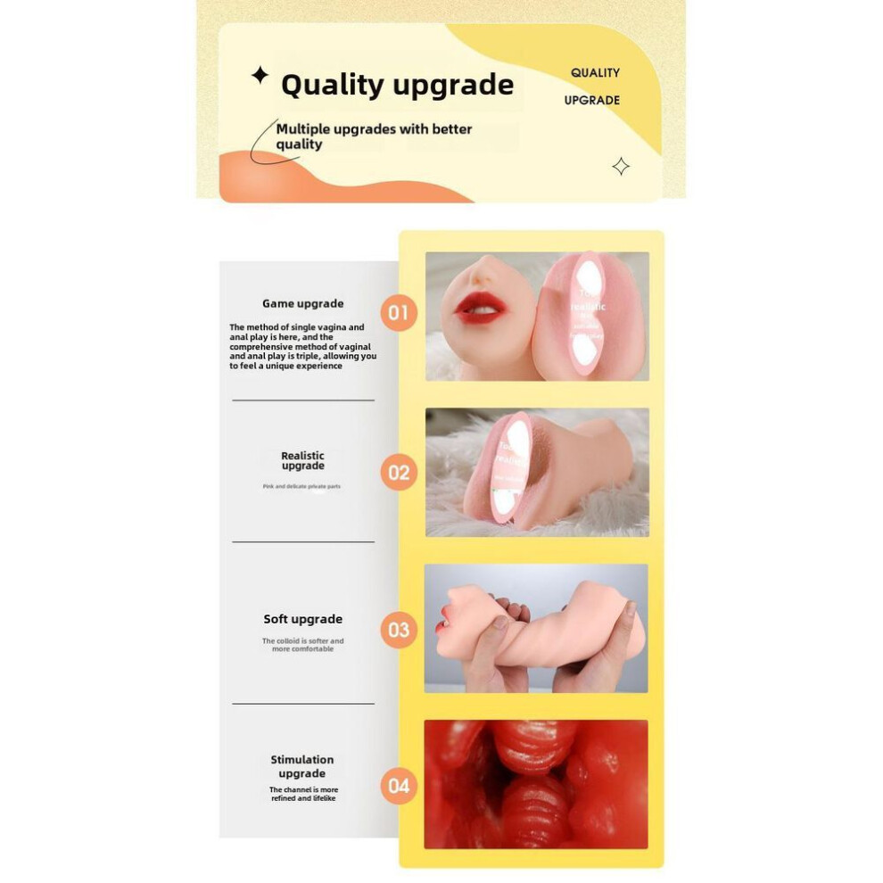 Miji Yin Anus Mouth Three-Hole Toy by Fujiwara Yui: Love Toys for Men, 30/Box