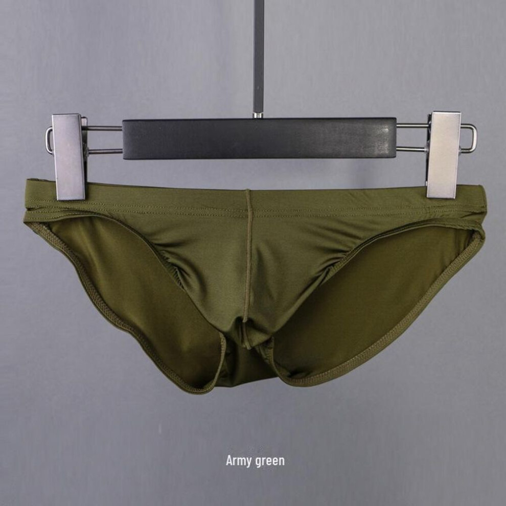 (L, army green) Couples' Sexy Stockings and Thong Set