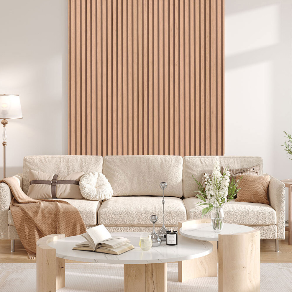 5M Self-Adhesive Wood Grain Stripe PVC Wallpaper, Orange
