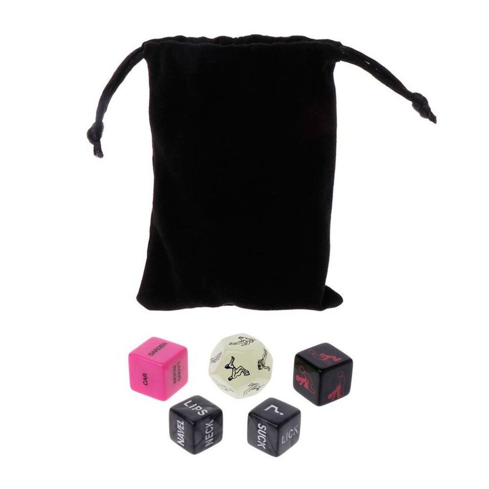 5pcs Sex Dice Fun Adult Erotic Love Sexy Posture Couple Lovers Humour Game Toy N