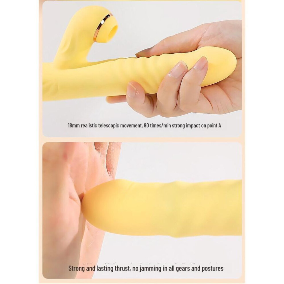 Mi Ji Ai Yue Rotating Bead Stick: Telescopic, Heated Vibrator & Suction Massager for Women, 40/box.