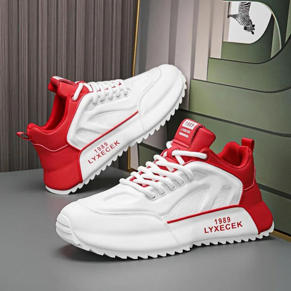 (white, 41) Fashion Mens Casual Fashion Sneakers Sport Shoes Men Comfortable Trainers Designer Athletic Sneakers Male Outdoor Anti Slip Running Shoe
