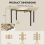 ELECWISH Extendable Dining Table With Storage 110-150cm Kitchen Desk 4-6 Seats 5