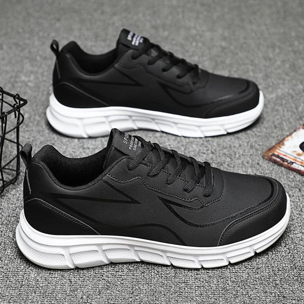(white, 39) Men's Autumn Waterproof Sneakers Men Casual Sports Shoes Anti-skid Durable Running Tennis Trainers Man Fashion Casual Sneakers