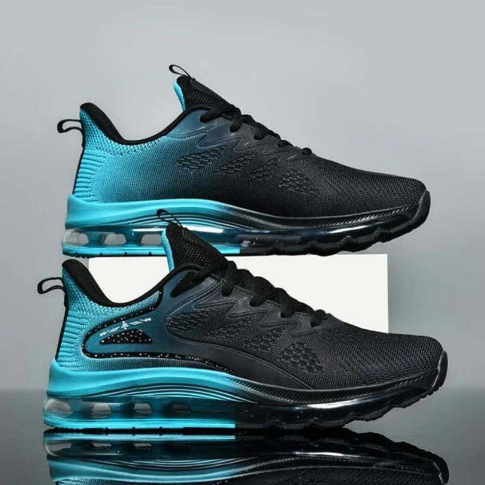 (black,green, 40) Shoes Men Sneakers Male Casual Mens Shoes Tenis Luxury Shoes Trainer Race Breathable Shoes Fashion Loafers Running Shoes for Men