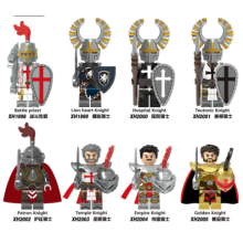 8pcs Roman Soldiers Castle Knight Mini Figures Fit Lego