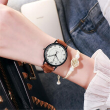 (brown) Luminous waterproof watch ladies watch quartz watch