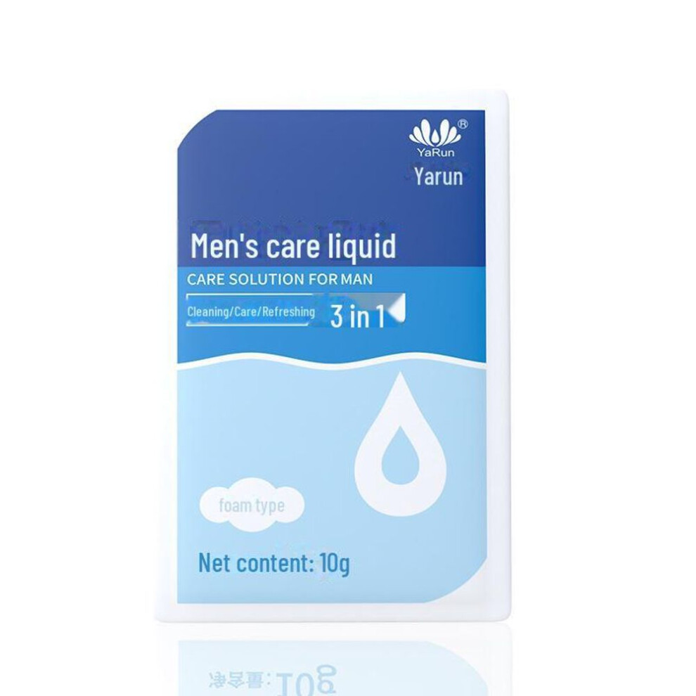 Yarun Men's Portable Foaming Care Liquid For Private Parts, 1500ml/box