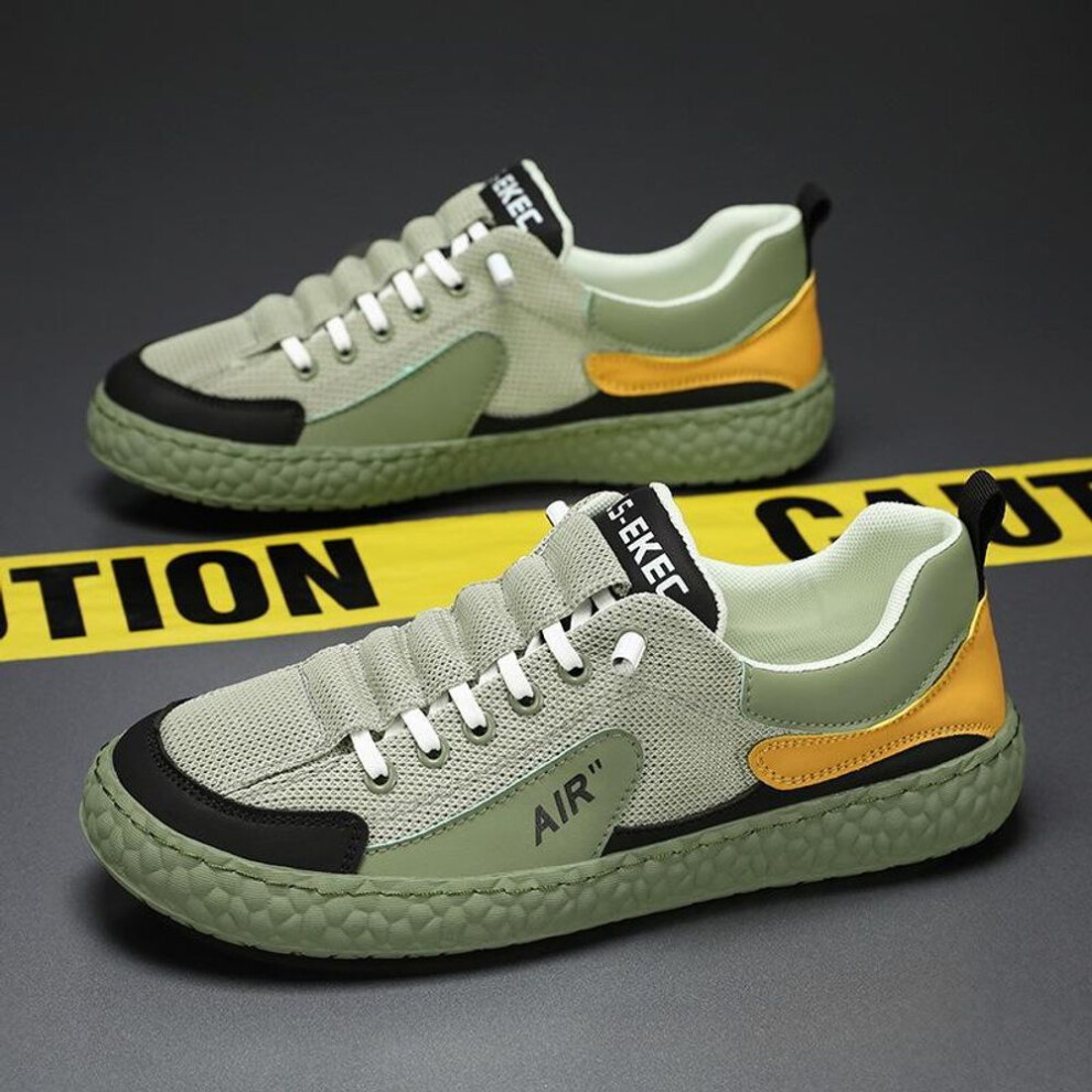 (green, 43) Men Canvas Shoes 2025 Summer Luxury Shoes Man Outdoor Breathable Casual Sneakers Flats Shoes