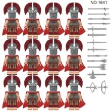 12pcs Roman Soldiers Castle Knight Mini Figures Fit Lego