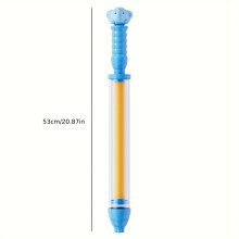 (Blue) [1pc Firework Water Gun] 1pc Oversized Firework-Shaped Pool Party Water Gun | Dual Color High-Pressure Spray for Adults & Kids | Summer Poolside Fun