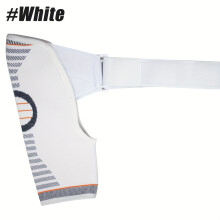 (White, L-XL) Adjustable Breathable Shoulder Compression Sleeve Support Bracket - Unisex Arm Sling for Fitness, Sports Injury Recovery & Shoulder Protection