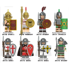 8pcs Roman Soldiers Castle Knight Mini Figures Fit Lego