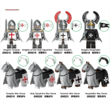 Roman Soldiers Castle Knight With Horse Mini Figures Fit Lego
