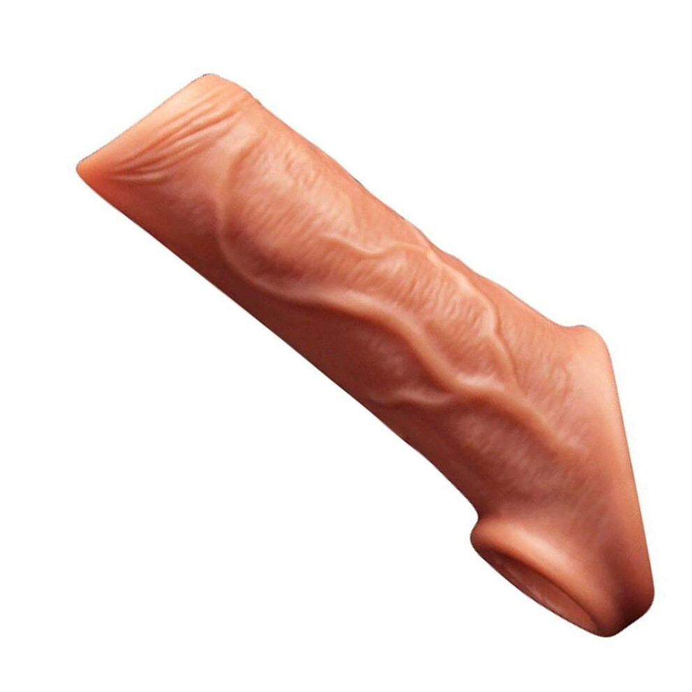 Penis Sleeve Extender Penis Sleeve,reusable Penis Sleeve Penis Pump,silicone Penis Enlarger Sleeve,delayed Ejaculation Strong Erection, Adult Sex Toys