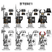 8pcs Roman Soldiers Castle Knight Mini Figures Fit Lego