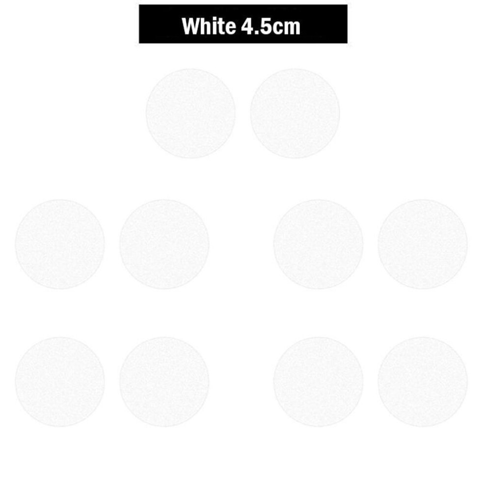 (White 4.5cm) 10 Pcs Men Nipple Cover Invisible Breast Lift Bra Running Protect Nipples Sticker