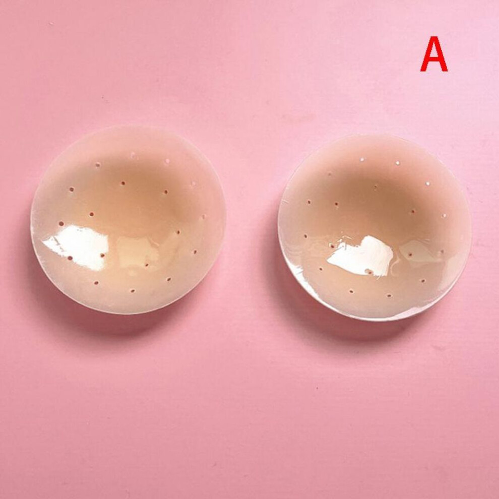 (A) Perforated Breathable Light Proof Bump Proof Nipple Patch Silicone Breast Patch