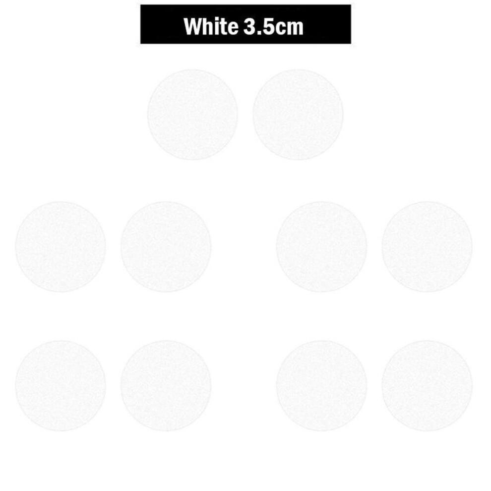 (White 3.5cm) 10 Pcs Men Nipple Cover Invisible Breast Lift Bra Running Protect Nipples Sticker