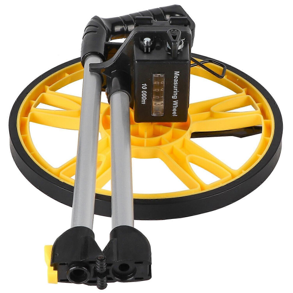 (As Show, One Size) Foldable Mechanical Distance Measuring Wheel Measure Road Land Builders Workers 6909775648438