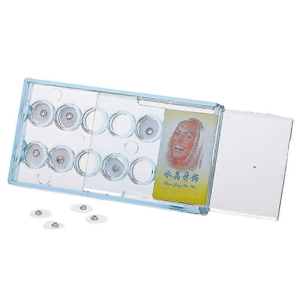 (As show, One size) 10pcs Dental Oral Teeth Gems Crystal Tooth Ornaments