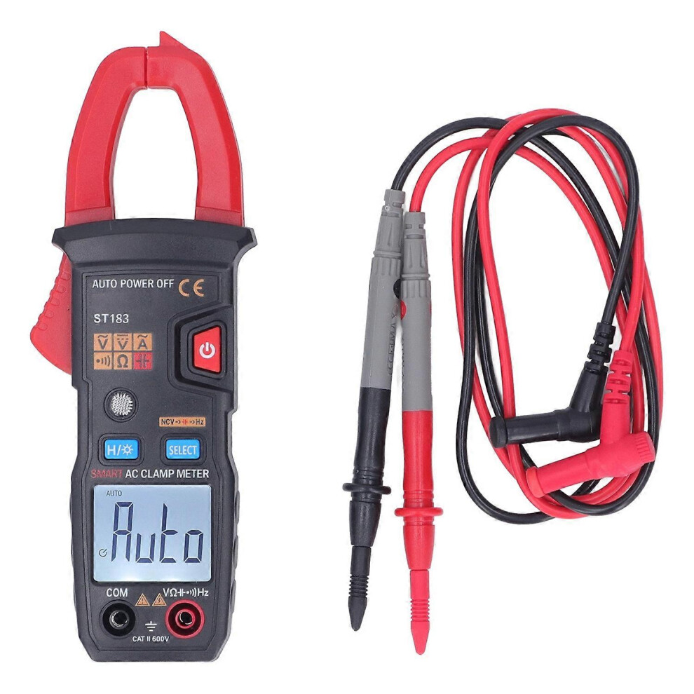 (As Show, One Size) Digital Clamp Meter Multifunctional Ac Dc Voltmeter Smart Auto Ncv Multimeter For Measurement 6909775585214