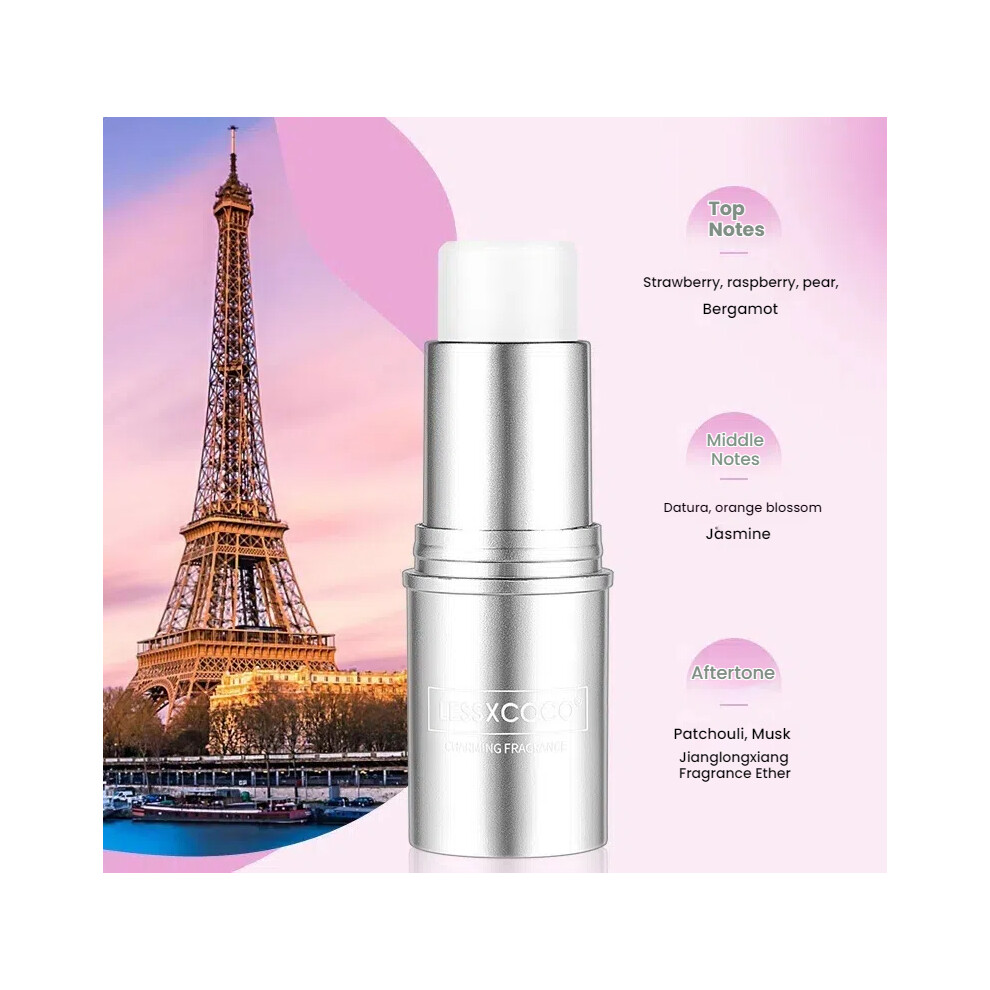 (Reverse Paris, 1pcs) Lessxcoco Portable Solid Perfume Pocket Balm - Long-Lasting Fragrances for On-The-Go Scenting