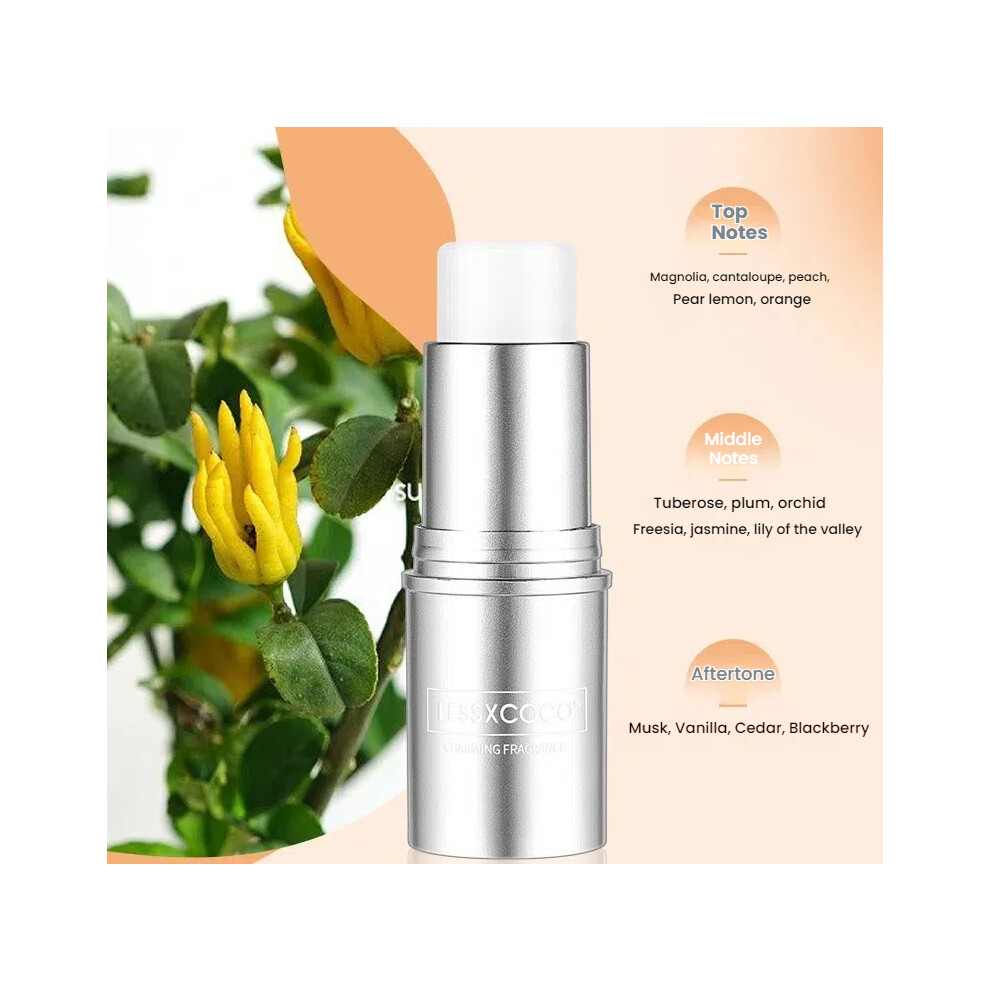 (Miss COCO, 1pcs) Lessxcoco Portable Solid Perfume Pocket Balm - Long-Lasting Fragrances for On-The-Go Scenting