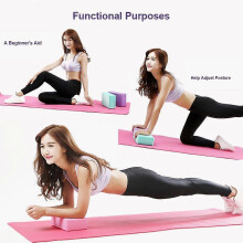 (As show, One size) High Elasticity Environmental Friendly Material Thicken Multicolor High Density Dance Supplies EVA Yoga Block