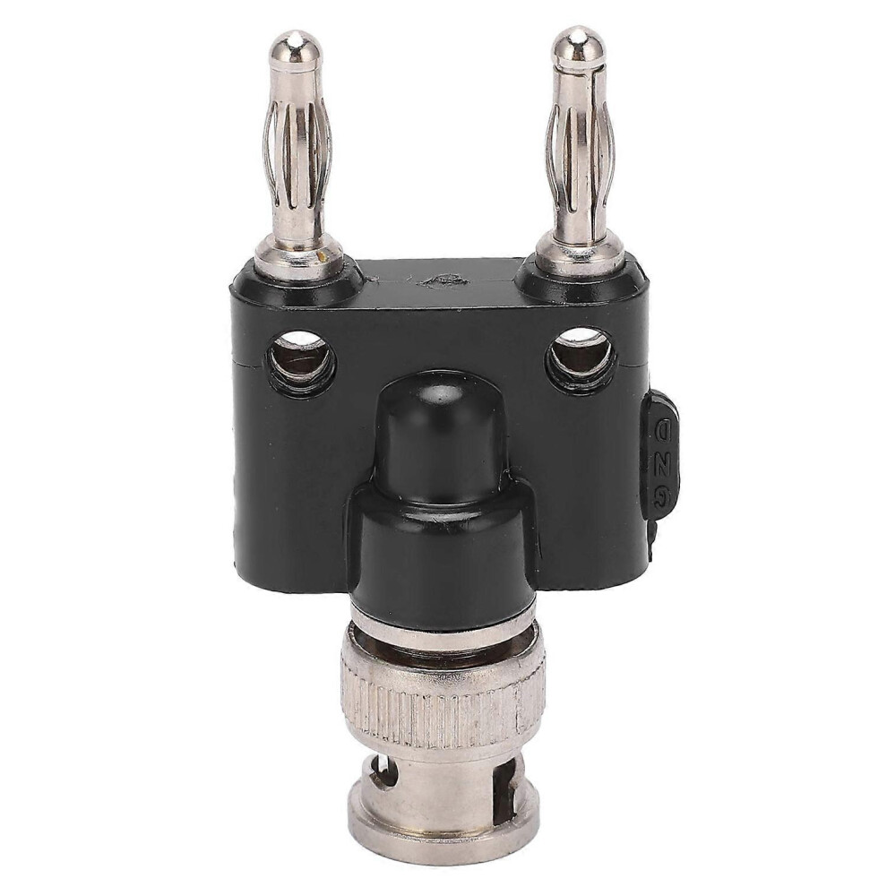 (As Show, One Size) U28 Bnc Male To Dual Banana Plug Adapter Connector Oscilloscope Testing Accessory 6909775588123