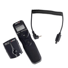 (As show, One size) VILTROX JY-710 2.4GHZ FSK Wireless Remote Shutter Controller Set Time Lapse Intervalometer Timer with N3 Cable for Nikon D90 D600 D3100 D3200 D5000 D5